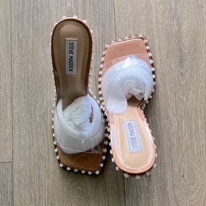Zaylee Clear Steve Madden heels